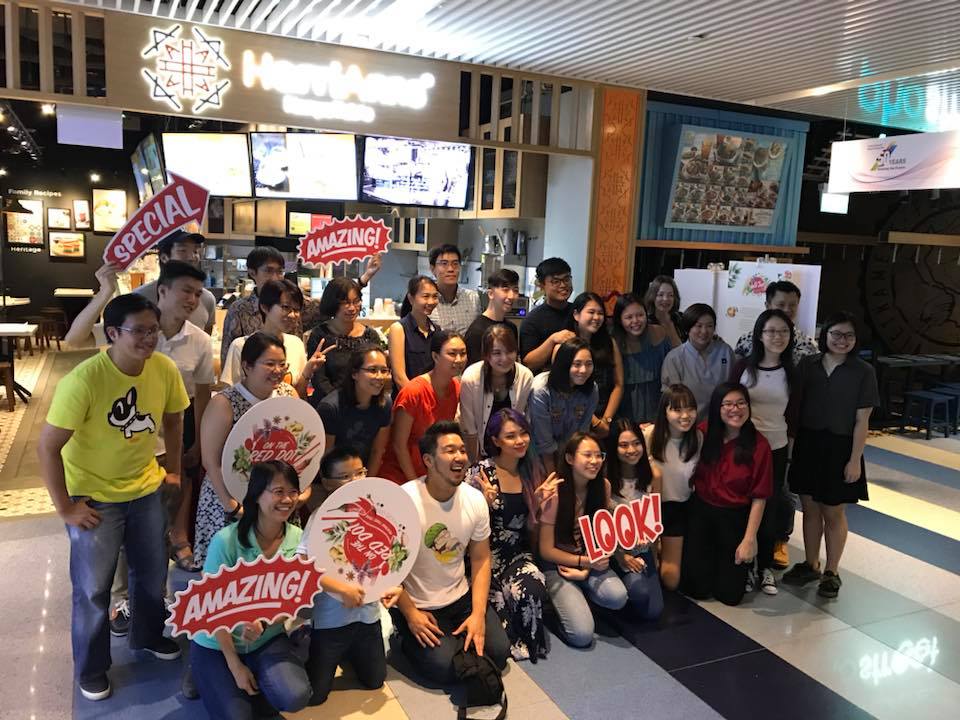 On The Red Dot – Heritage Food trail (at Ocean Financial Centre branch) 30 March 2018
